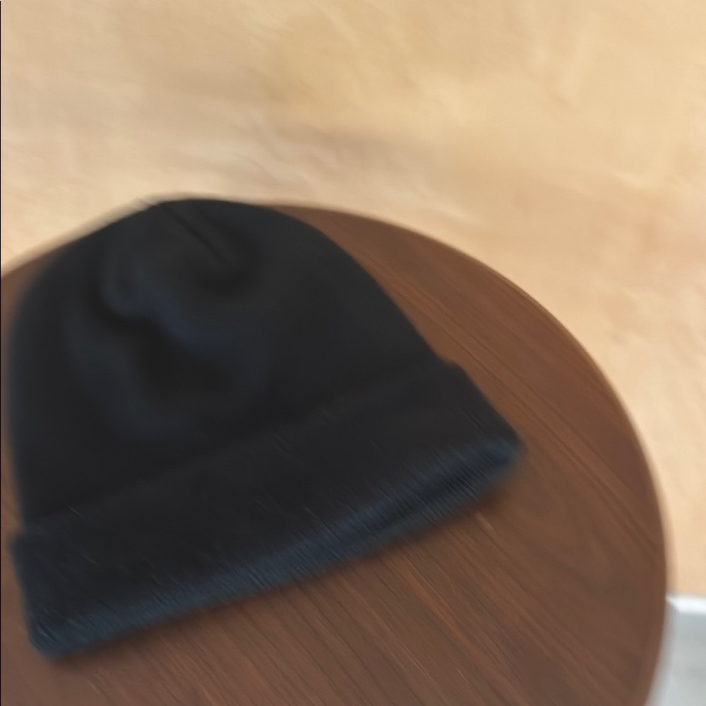Wildfang Black Knit Beanie - Picture 2 of 2